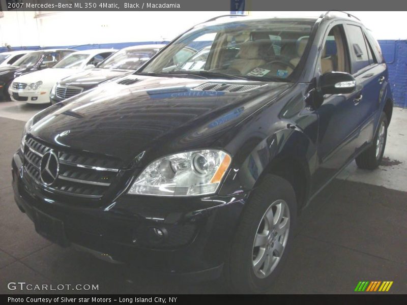 Black / Macadamia 2007 Mercedes-Benz ML 350 4Matic