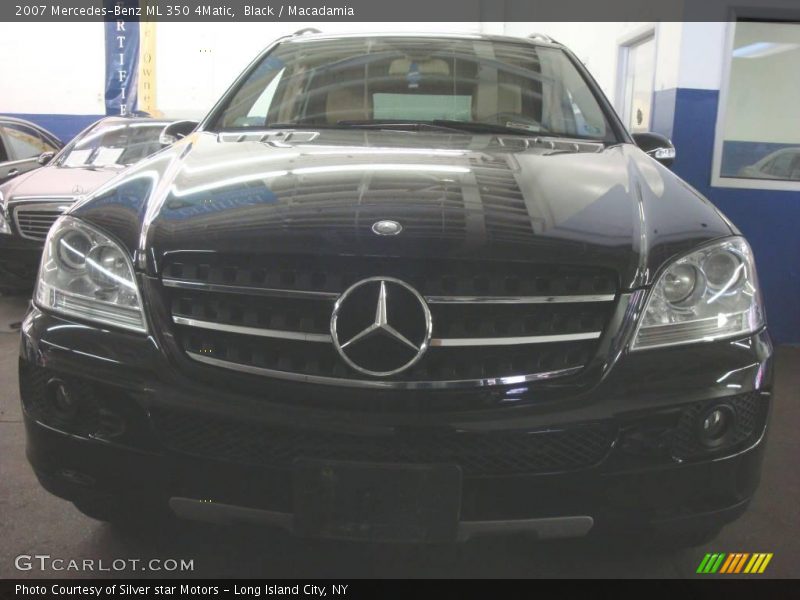 Black / Macadamia 2007 Mercedes-Benz ML 350 4Matic
