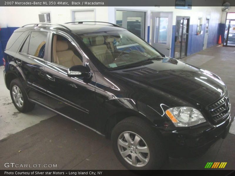Black / Macadamia 2007 Mercedes-Benz ML 350 4Matic