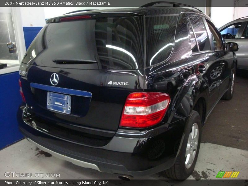 Black / Macadamia 2007 Mercedes-Benz ML 350 4Matic