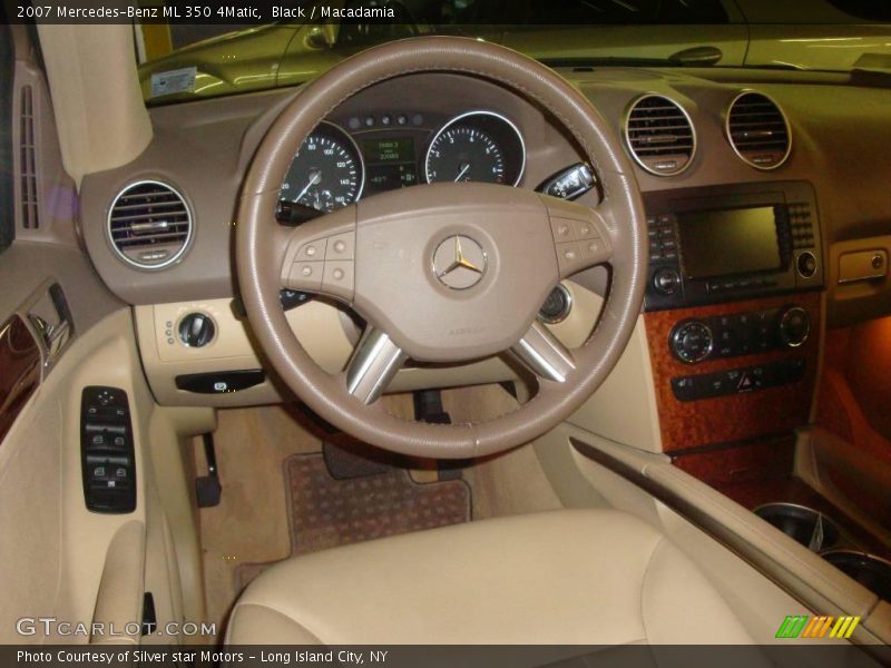 Black / Macadamia 2007 Mercedes-Benz ML 350 4Matic
