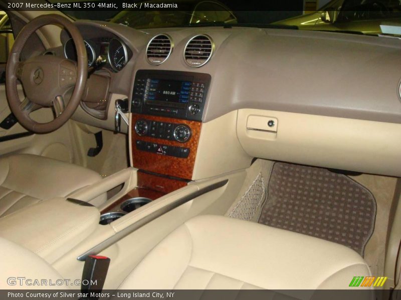 Black / Macadamia 2007 Mercedes-Benz ML 350 4Matic