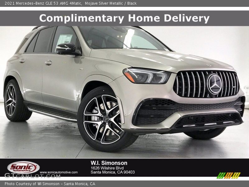 Mojave Silver Metallic / Black 2021 Mercedes-Benz GLE 53 AMG 4Matic
