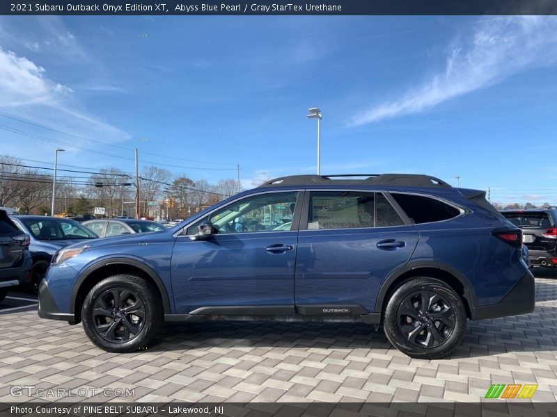 Abyss Blue Pearl / Gray StarTex Urethane 2021 Subaru Outback Onyx Edition XT