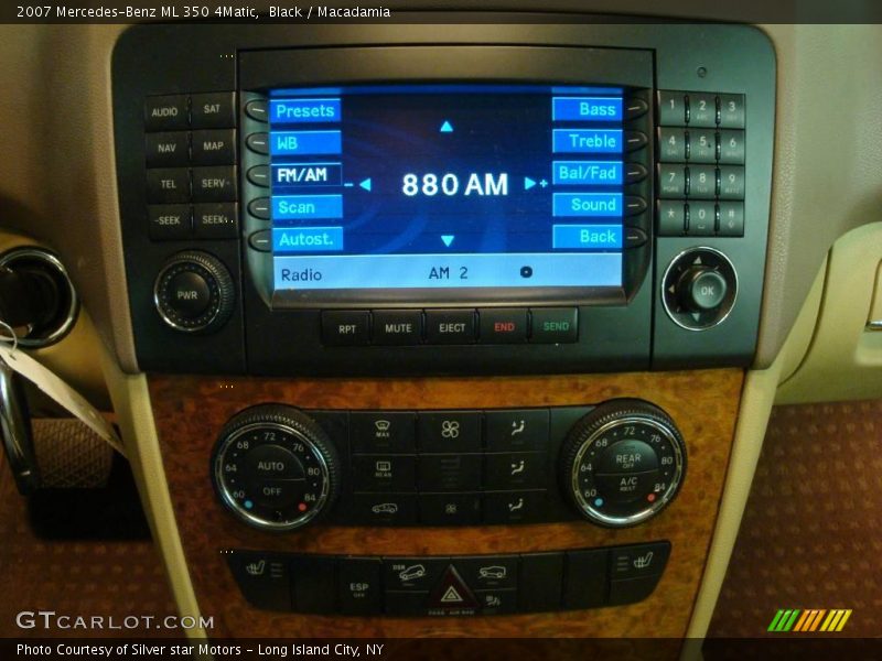 Black / Macadamia 2007 Mercedes-Benz ML 350 4Matic