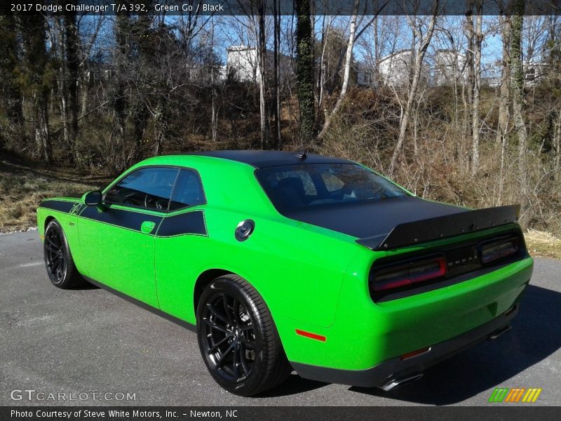 Green Go / Black 2017 Dodge Challenger T/A 392