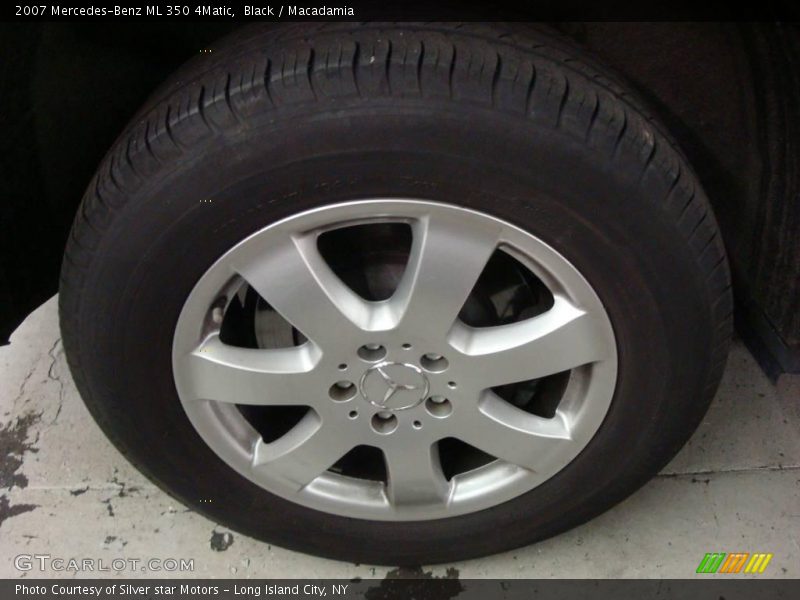 Black / Macadamia 2007 Mercedes-Benz ML 350 4Matic