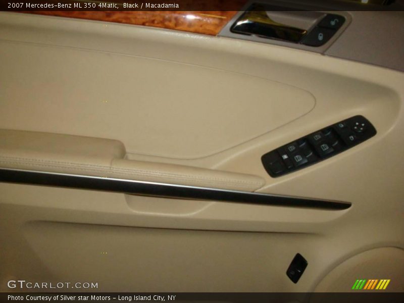 Black / Macadamia 2007 Mercedes-Benz ML 350 4Matic