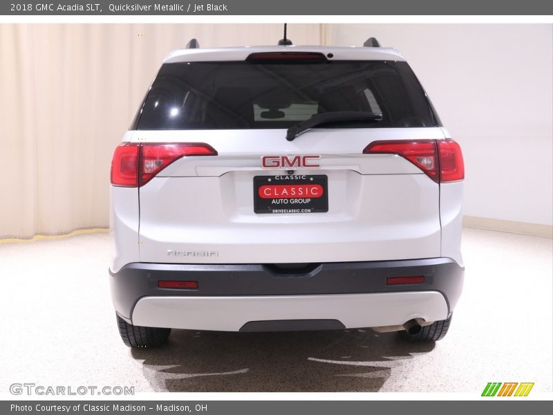 Quicksilver Metallic / Jet Black 2018 GMC Acadia SLT