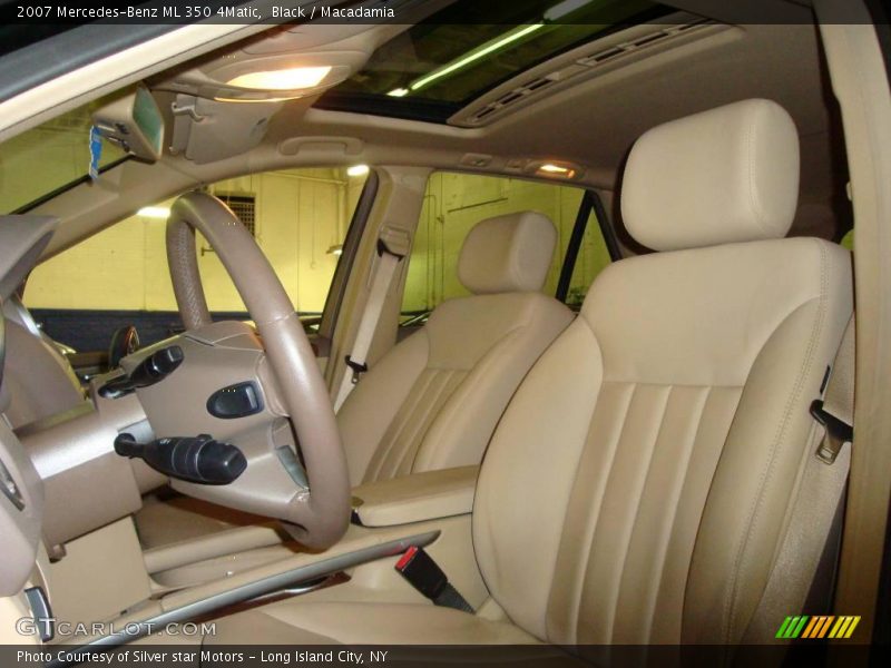 Black / Macadamia 2007 Mercedes-Benz ML 350 4Matic