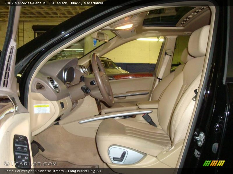 Black / Macadamia 2007 Mercedes-Benz ML 350 4Matic
