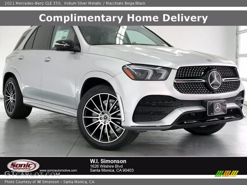 Iridium Silver Metallic / Macchiato Beige/Black 2021 Mercedes-Benz GLE 350