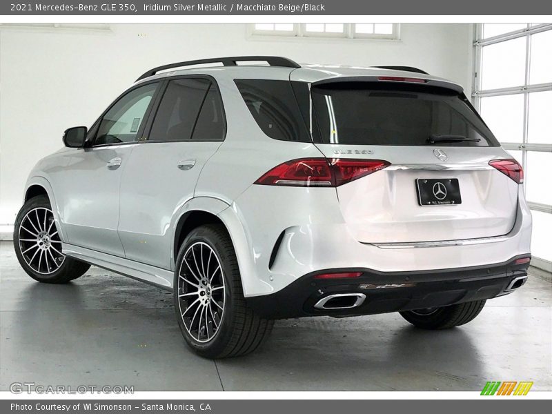 Iridium Silver Metallic / Macchiato Beige/Black 2021 Mercedes-Benz GLE 350
