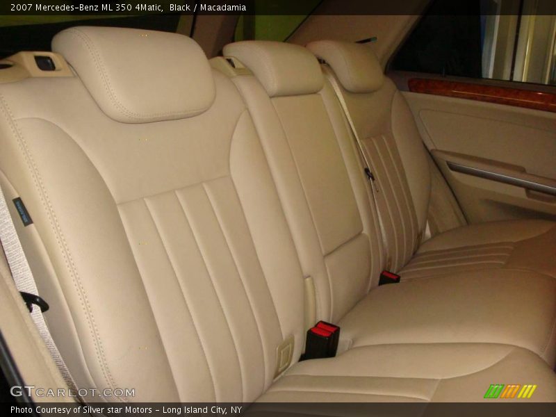 Black / Macadamia 2007 Mercedes-Benz ML 350 4Matic