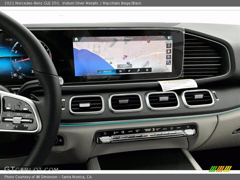 Iridium Silver Metallic / Macchiato Beige/Black 2021 Mercedes-Benz GLE 350