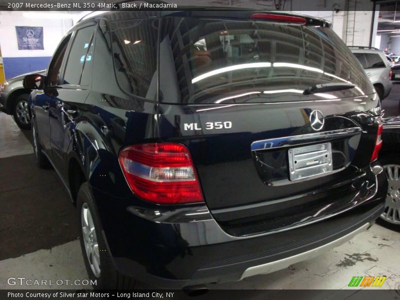 Black / Macadamia 2007 Mercedes-Benz ML 350 4Matic