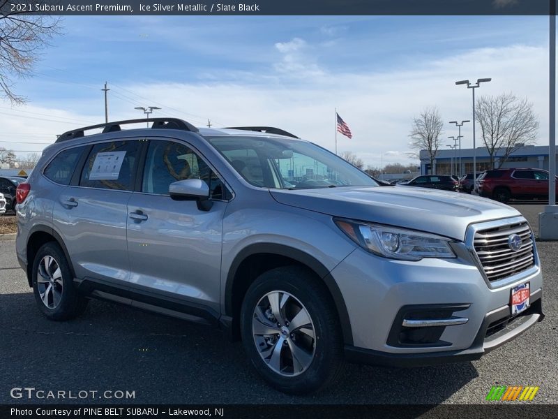 Ice Silver Metallic / Slate Black 2021 Subaru Ascent Premium