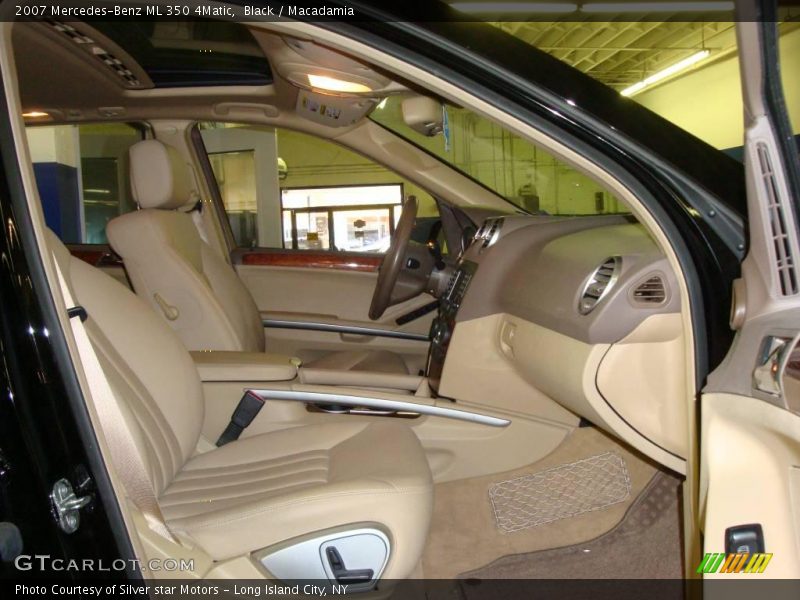 Black / Macadamia 2007 Mercedes-Benz ML 350 4Matic