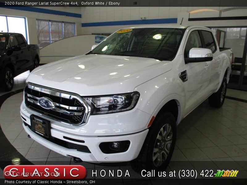 Oxford White / Ebony 2020 Ford Ranger Lariat SuperCrew 4x4