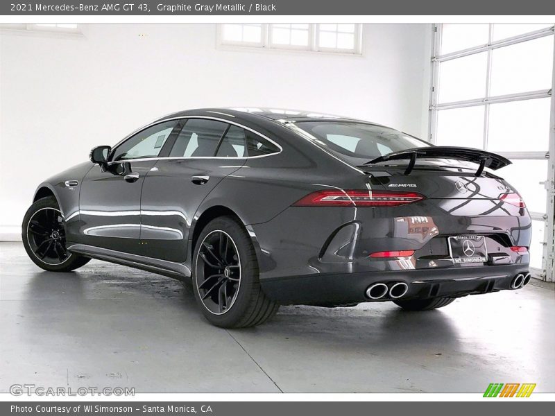 Graphite Gray Metallic / Black 2021 Mercedes-Benz AMG GT 43