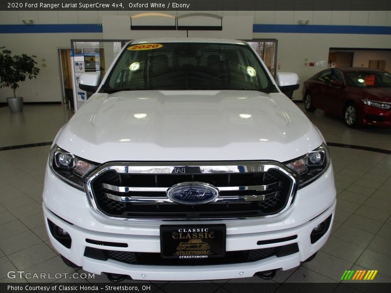 Oxford White / Ebony 2020 Ford Ranger Lariat SuperCrew 4x4