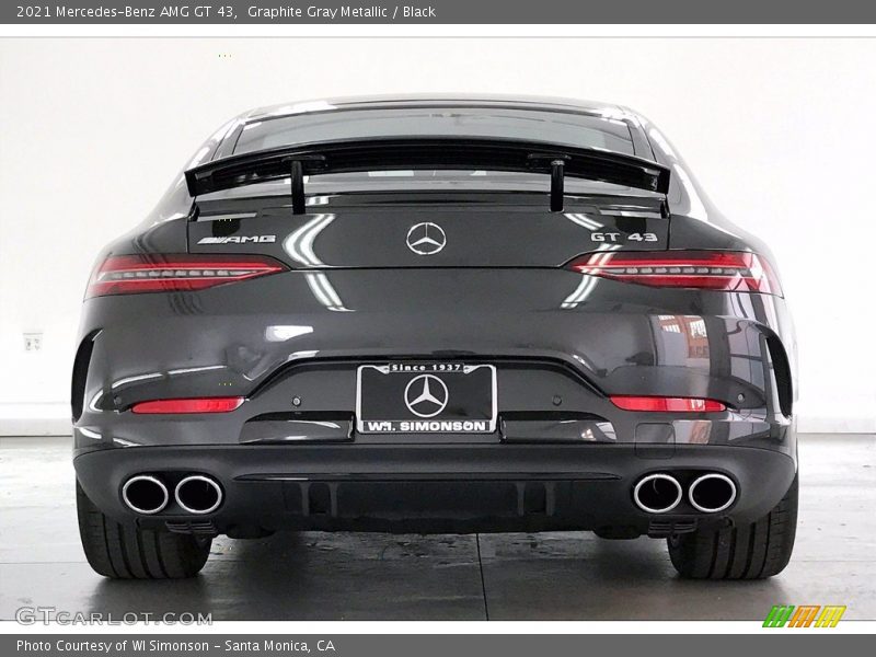 Graphite Gray Metallic / Black 2021 Mercedes-Benz AMG GT 43