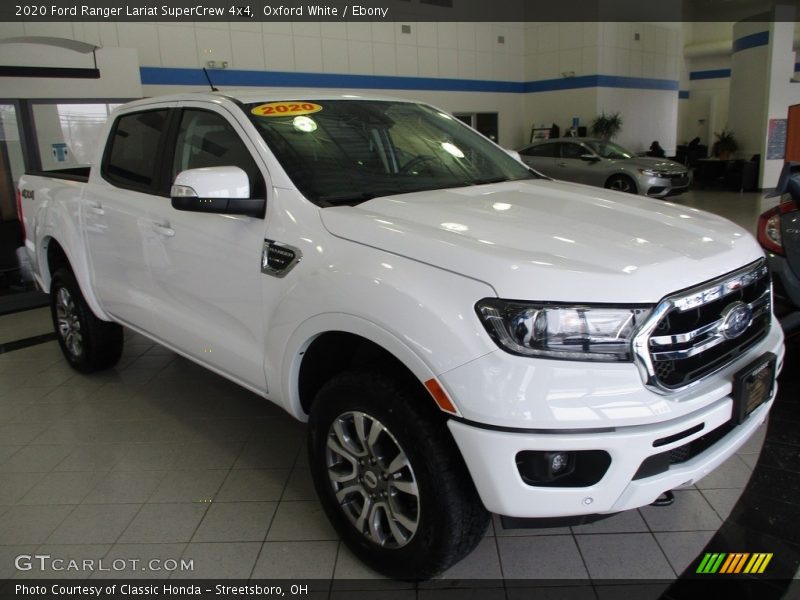Oxford White / Ebony 2020 Ford Ranger Lariat SuperCrew 4x4