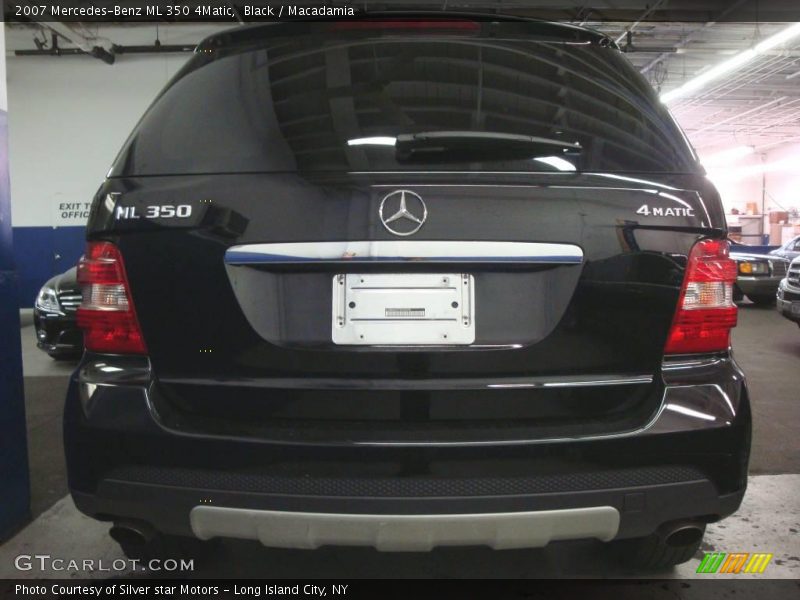 Black / Macadamia 2007 Mercedes-Benz ML 350 4Matic