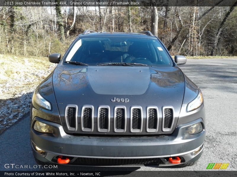Granite Crystal Metallic / Trailhawk Black 2015 Jeep Cherokee Trailhawk 4x4