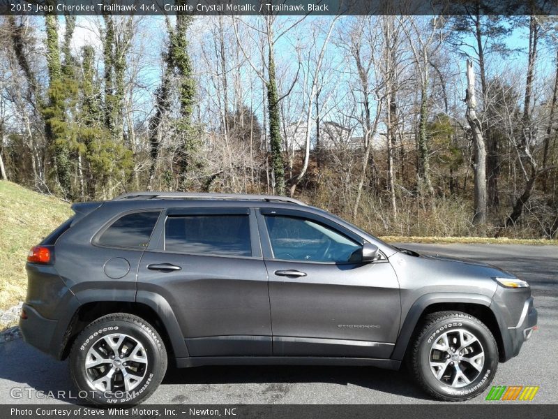 Granite Crystal Metallic / Trailhawk Black 2015 Jeep Cherokee Trailhawk 4x4