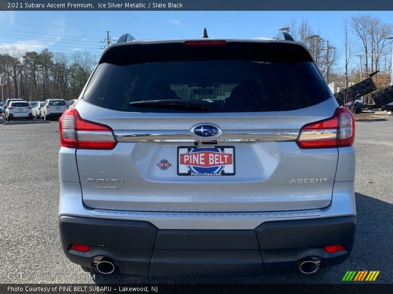 Ice Silver Metallic / Slate Black 2021 Subaru Ascent Premium