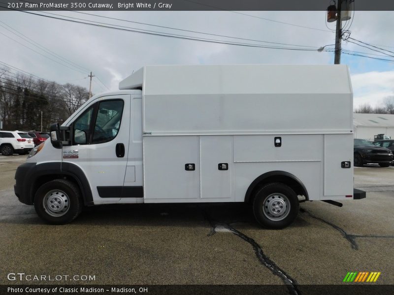 Bright White / Gray 2017 Ram ProMaster 3500 Cutaway