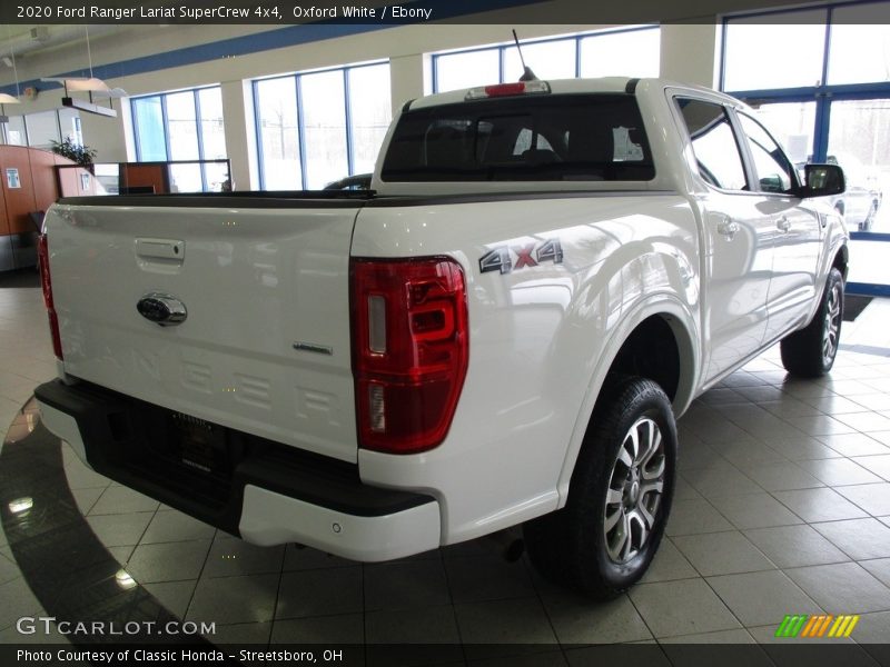 Oxford White / Ebony 2020 Ford Ranger Lariat SuperCrew 4x4