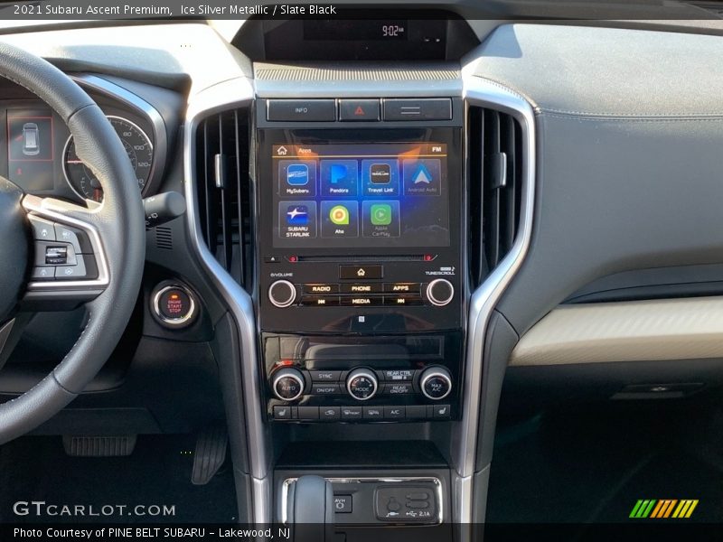 Ice Silver Metallic / Slate Black 2021 Subaru Ascent Premium
