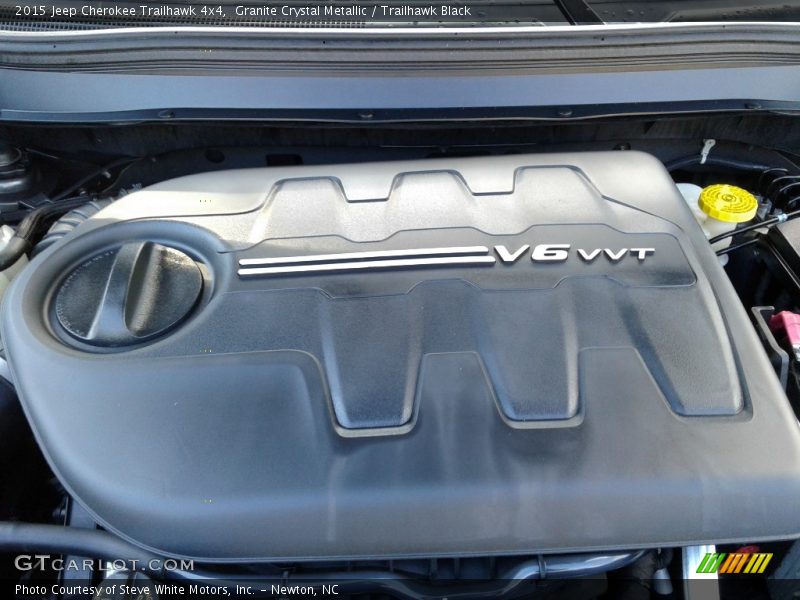 Granite Crystal Metallic / Trailhawk Black 2015 Jeep Cherokee Trailhawk 4x4