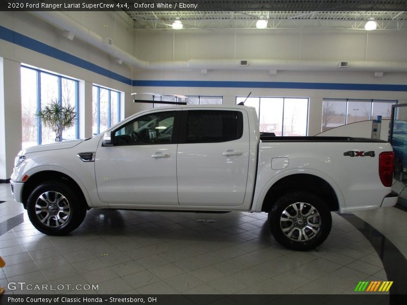 Oxford White / Ebony 2020 Ford Ranger Lariat SuperCrew 4x4