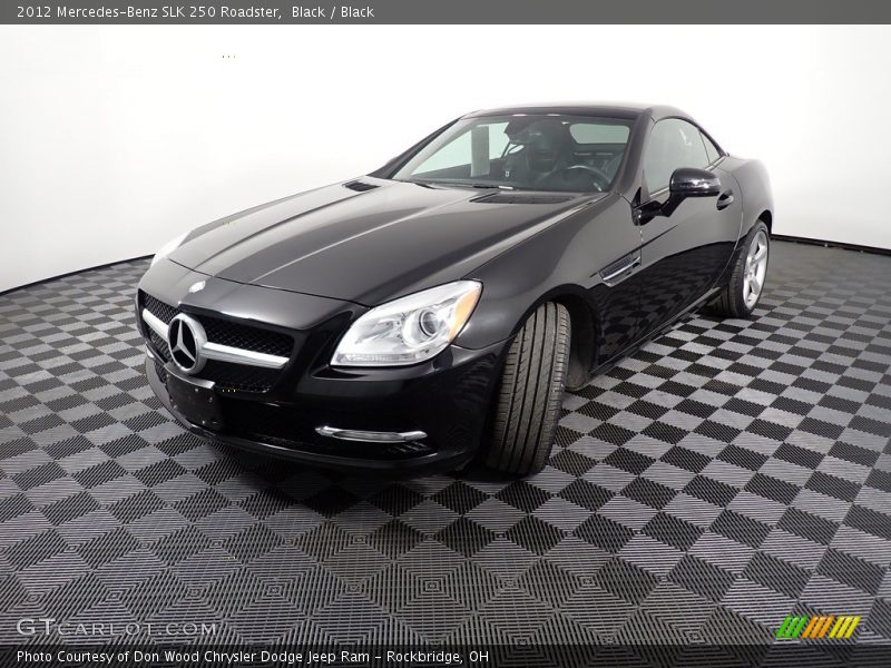 Black / Black 2012 Mercedes-Benz SLK 250 Roadster