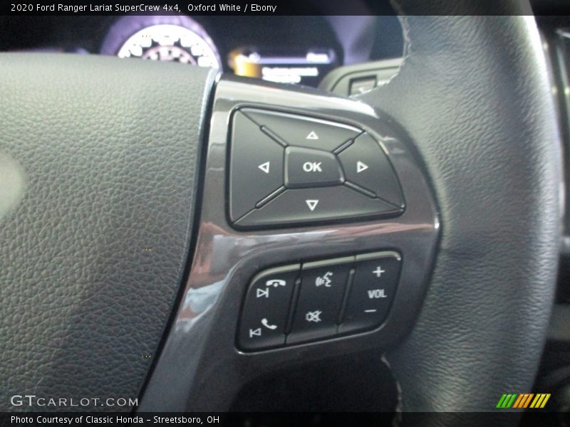 Oxford White / Ebony 2020 Ford Ranger Lariat SuperCrew 4x4