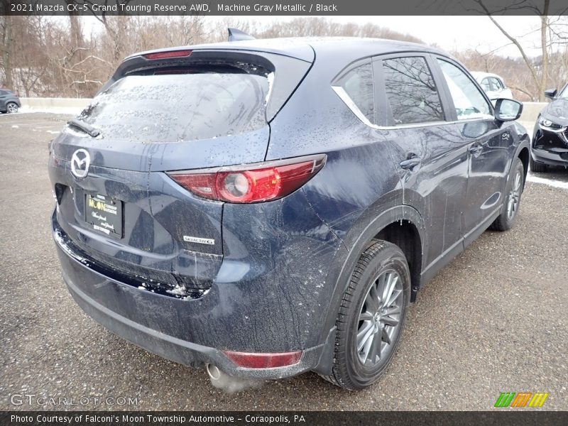 Machine Gray Metallic / Black 2021 Mazda CX-5 Grand Touring Reserve AWD