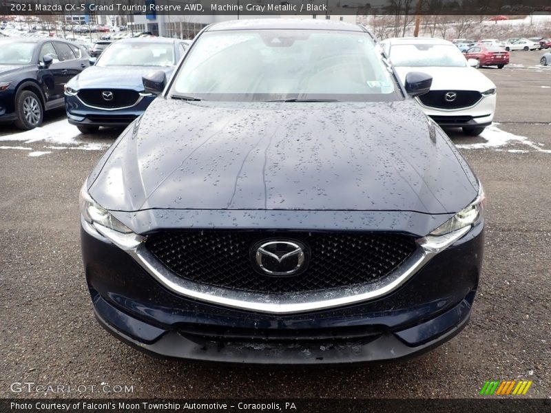 Machine Gray Metallic / Black 2021 Mazda CX-5 Grand Touring Reserve AWD