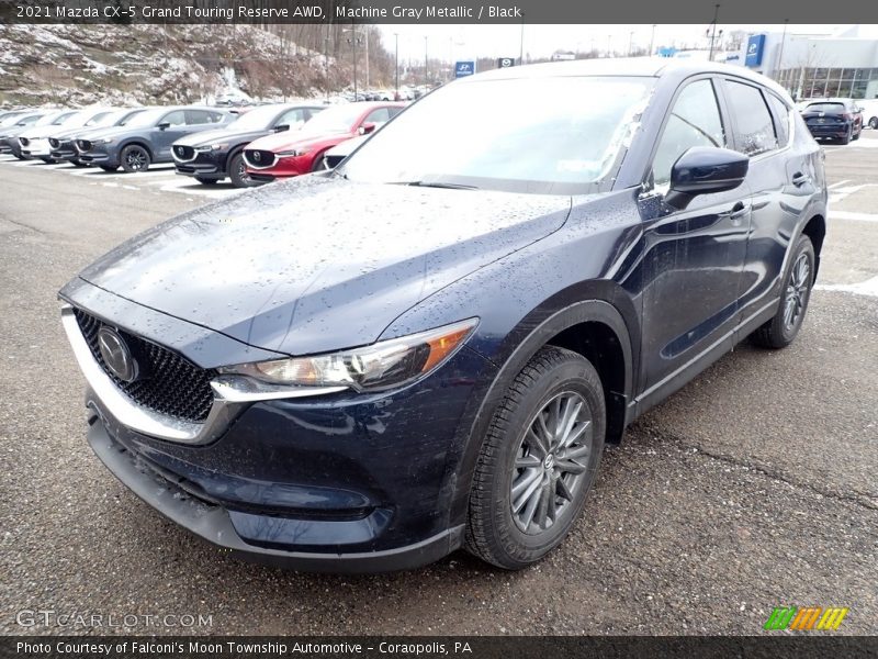 Machine Gray Metallic / Black 2021 Mazda CX-5 Grand Touring Reserve AWD