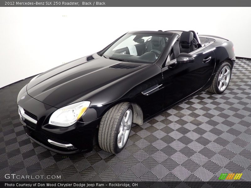 Black / Black 2012 Mercedes-Benz SLK 250 Roadster