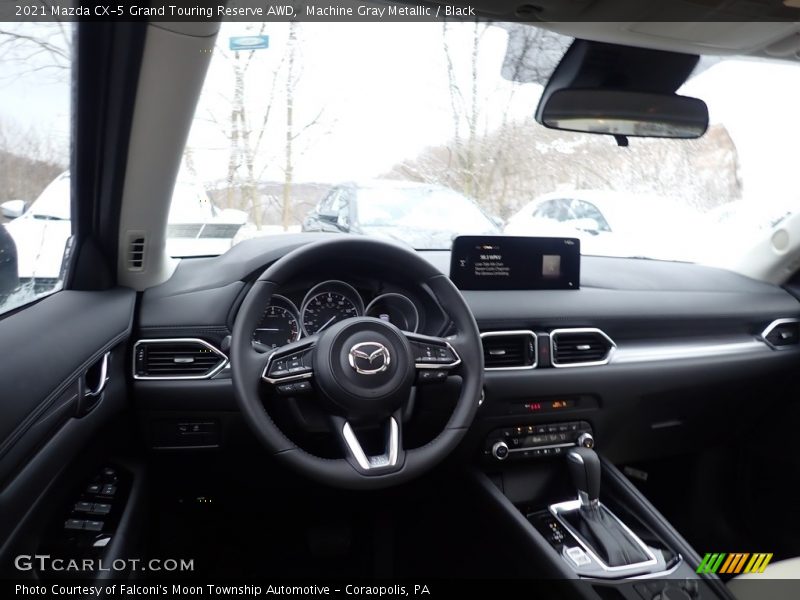 Machine Gray Metallic / Black 2021 Mazda CX-5 Grand Touring Reserve AWD