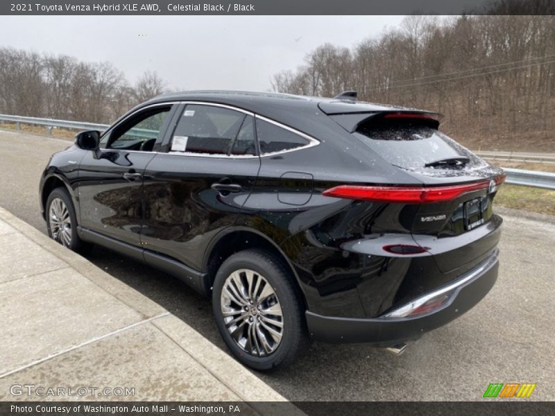 Celestial Black / Black 2021 Toyota Venza Hybrid XLE AWD