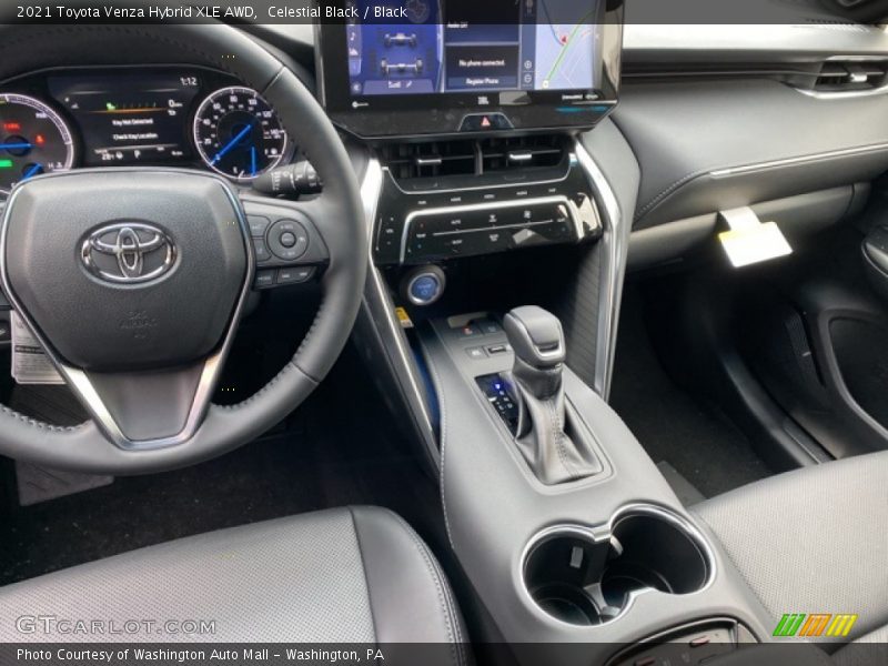 Celestial Black / Black 2021 Toyota Venza Hybrid XLE AWD