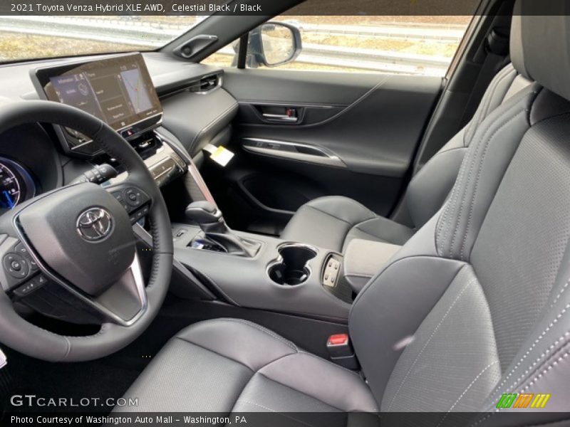 Celestial Black / Black 2021 Toyota Venza Hybrid XLE AWD