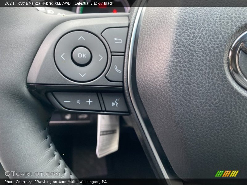 Celestial Black / Black 2021 Toyota Venza Hybrid XLE AWD