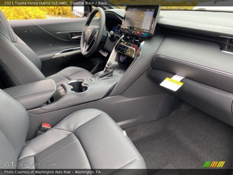 Celestial Black / Black 2021 Toyota Venza Hybrid XLE AWD