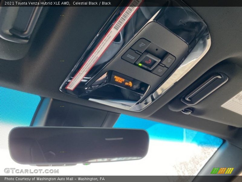 Celestial Black / Black 2021 Toyota Venza Hybrid XLE AWD