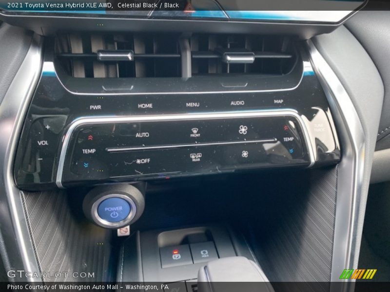 Celestial Black / Black 2021 Toyota Venza Hybrid XLE AWD
